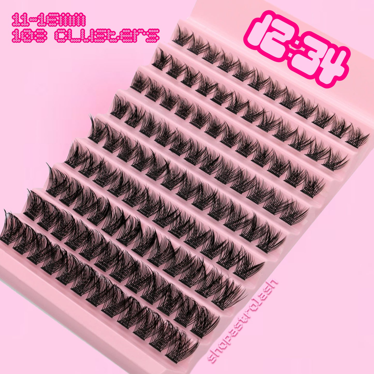 12:34 - lash clusters