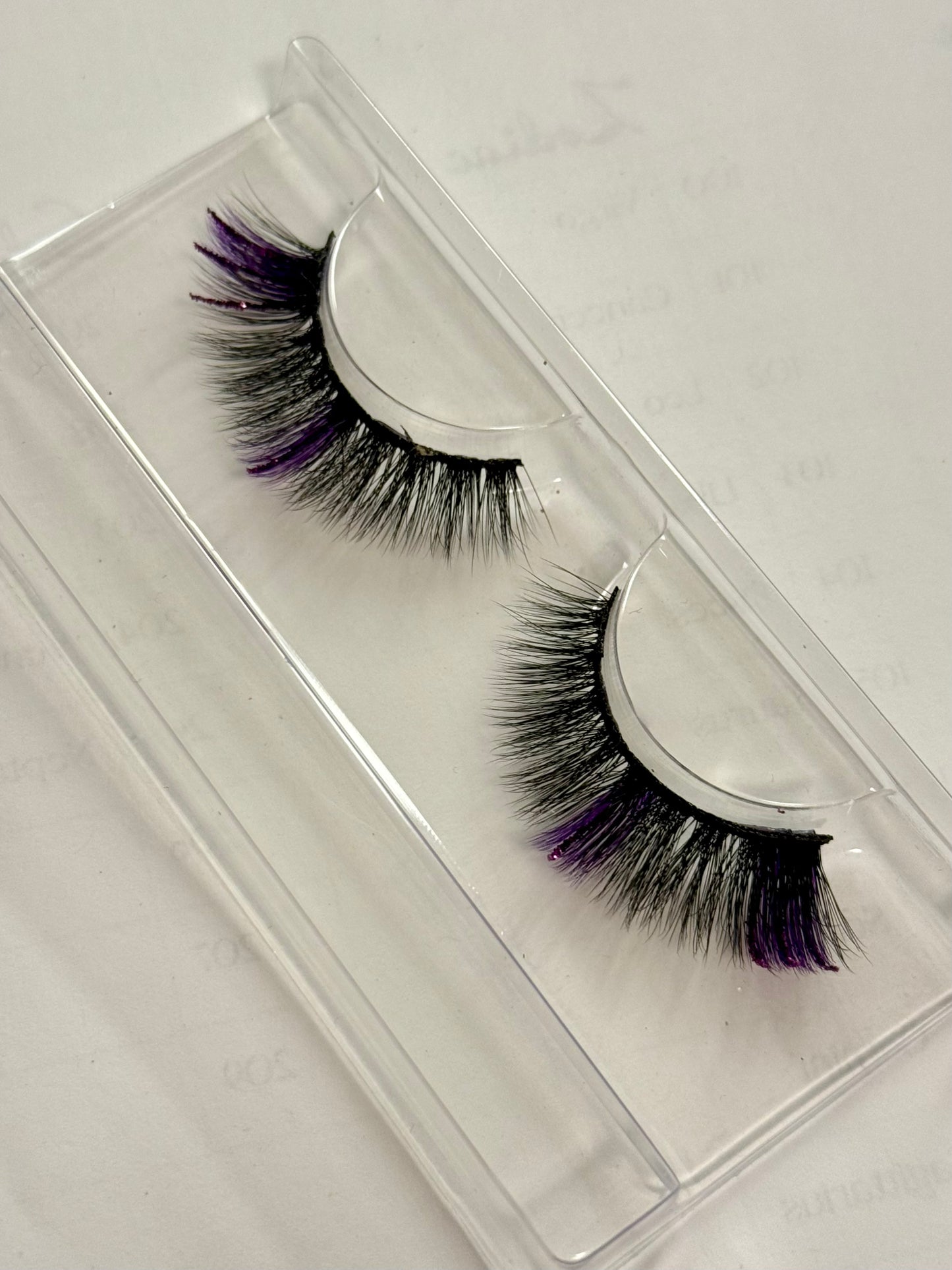 Purple Glitter - 18-20mm