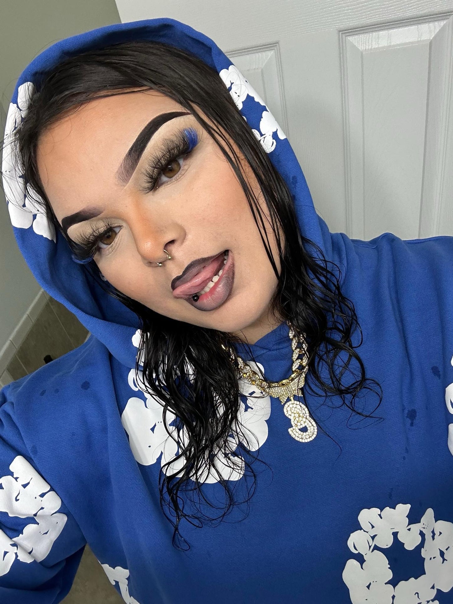 BLUE MINK - glitter