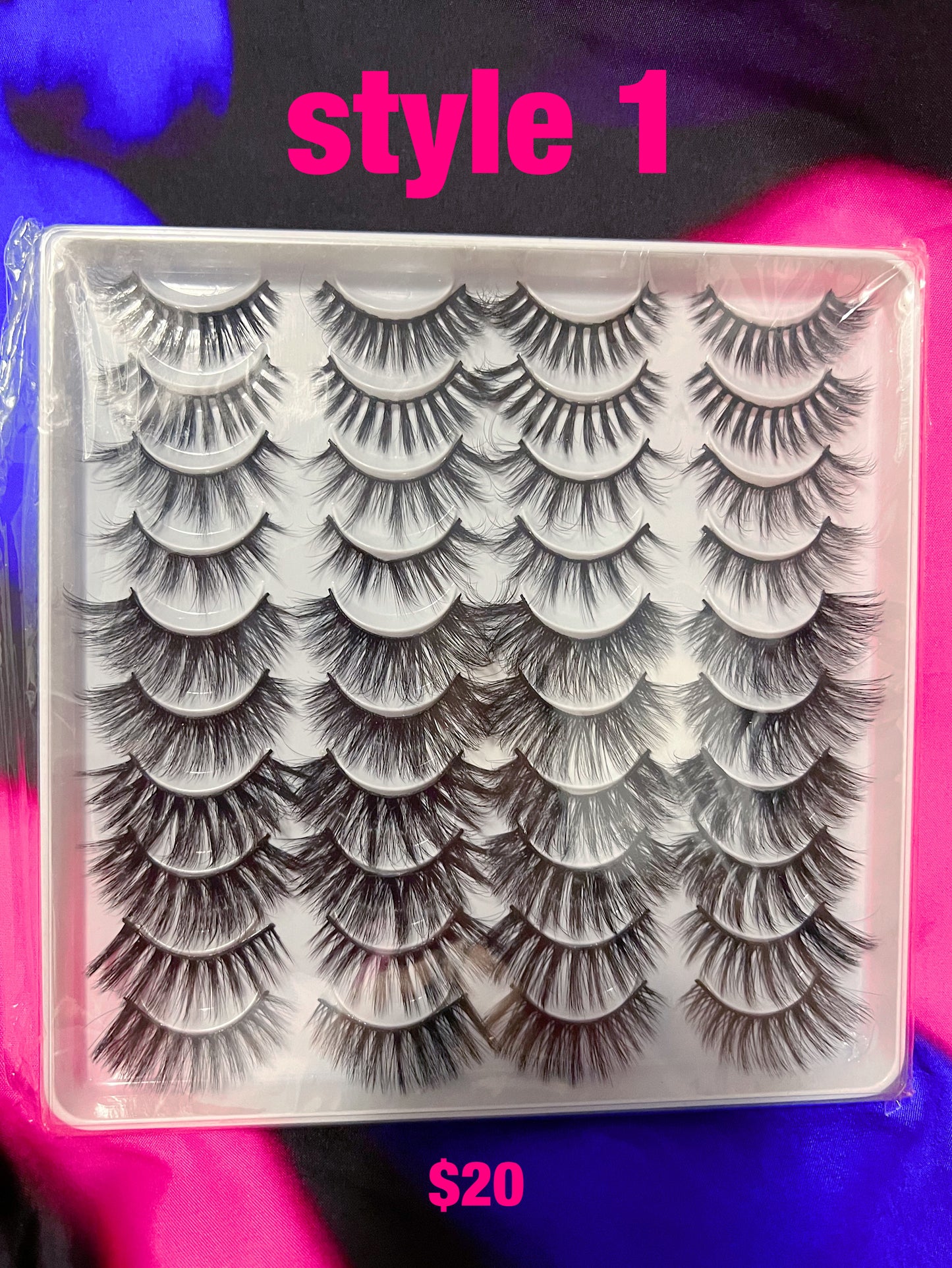 20 pair lash pack - style 1