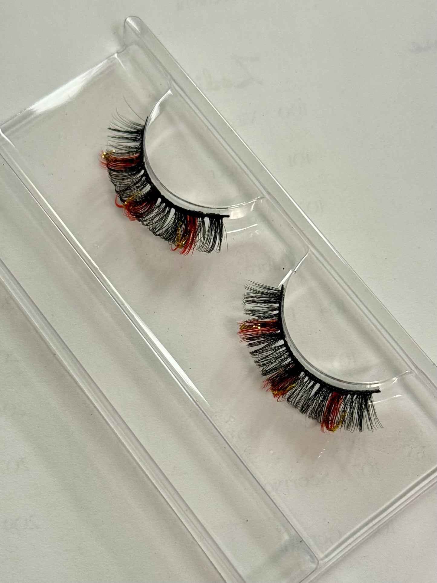 Red/Orange/Gold Glitter - 15-20mm