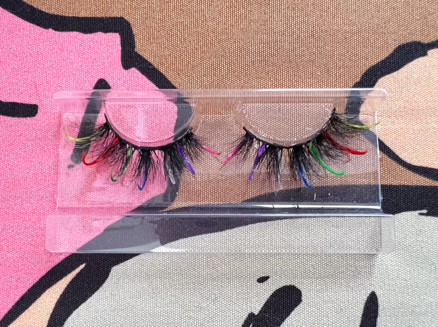 PRIDE - rainbow glitter lash