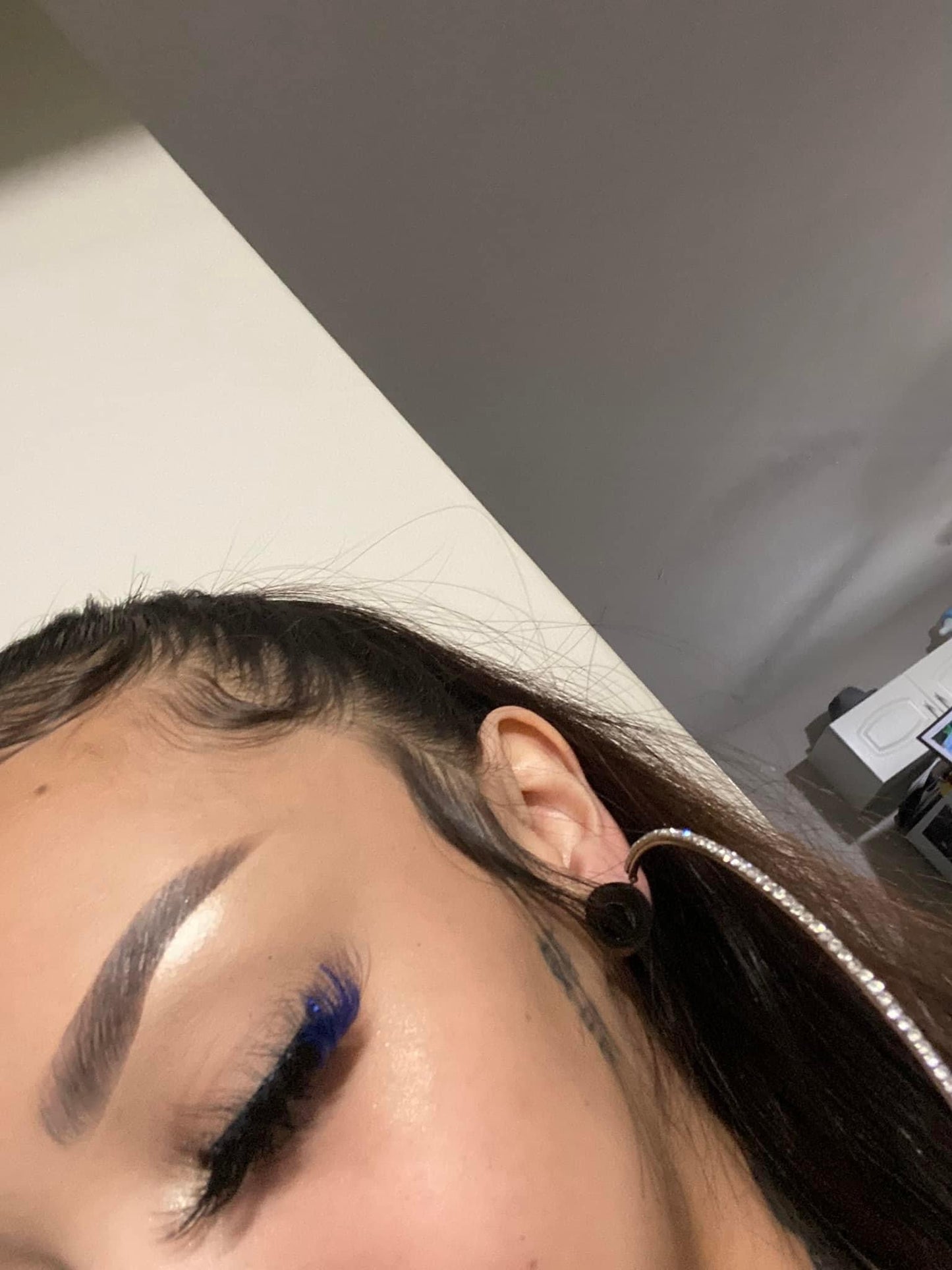 BLUE MINK - glitter