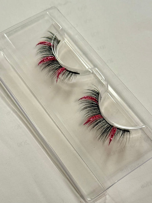 Pink Glitter - 18-20mm