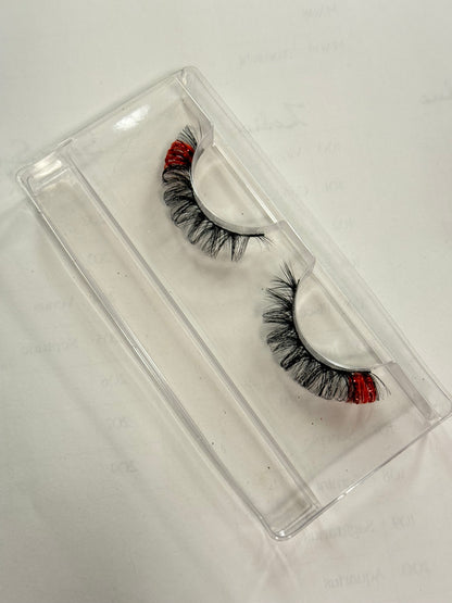 Red Glitter - 15-20mm