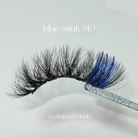 BLUE MINK - glitter